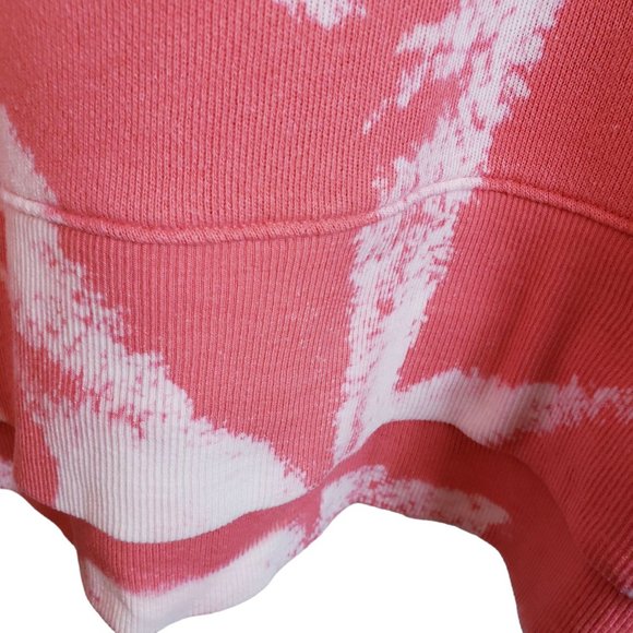Time & Tru Womens XL Sweatshirt Pink Handcraft Tie-Dyed Graphics Side Slits - Picture 9 of 15